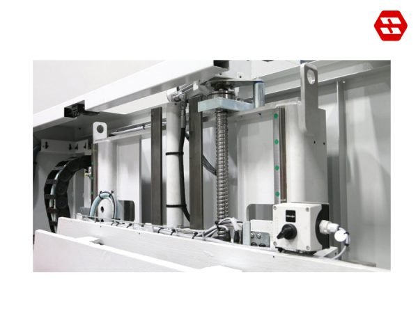 Servo-downfeed with cutting pressure control